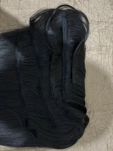 Cabelo Humano Preto 50cm 170g