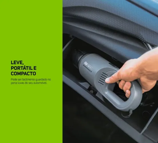 Aspirador Portátil De Mão 180w Automotivo 12V CAR 12v2 Wap