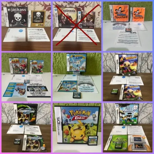 8 jogos de DS: Jackass/Pokémon e outros (preços na descrição)
