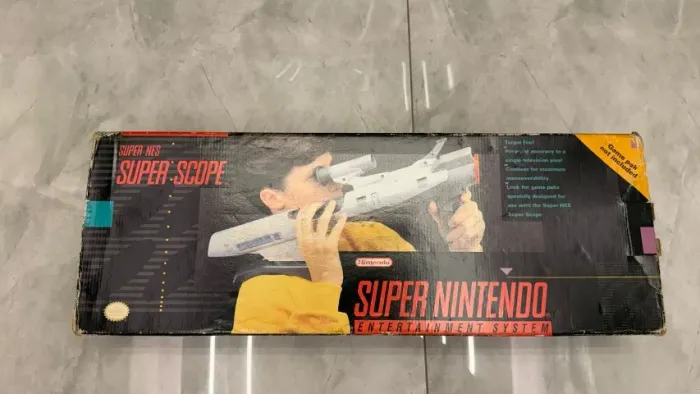 Nintendo Super Scope 6 Original SNES Completo C/ Caixa