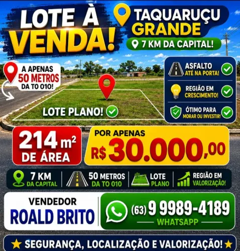 Lote Taquaruçu Grande 