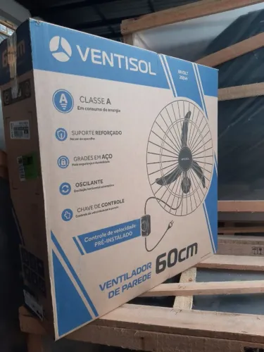 Ventilador Parede 60cm Oscilante - Ventisol