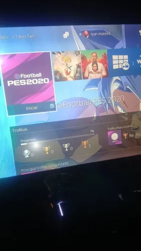 PS4 FAT 500GB + 3 JOGOS FÍSICOS