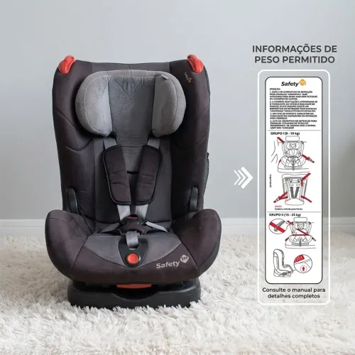 Cadeirinha de segurança safety 9 a 25 kg