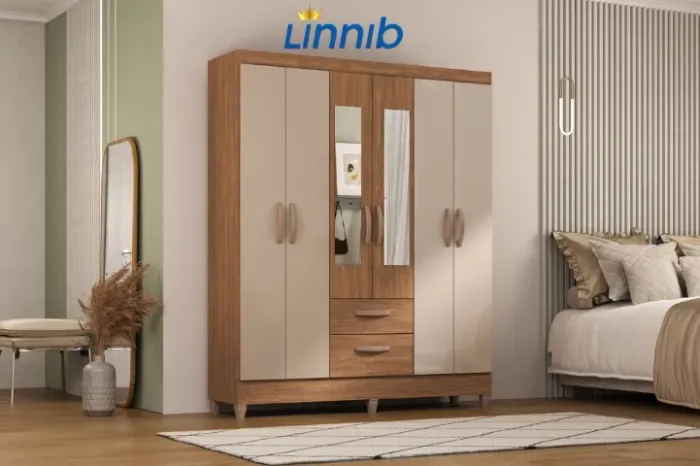 GUARDA ROUPA REAL 6 PORTAS PAGA SOMENTE NA ENTREGA EM ATE 12x SEM JUROS