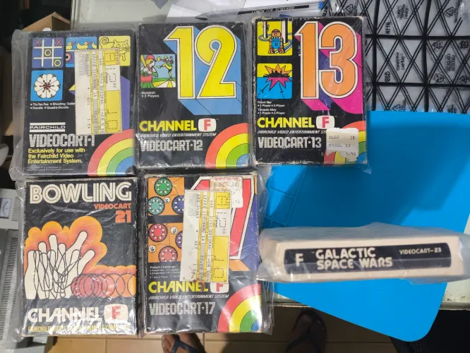 Lote jogos Channel F