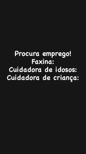 *procura_se trabalho!