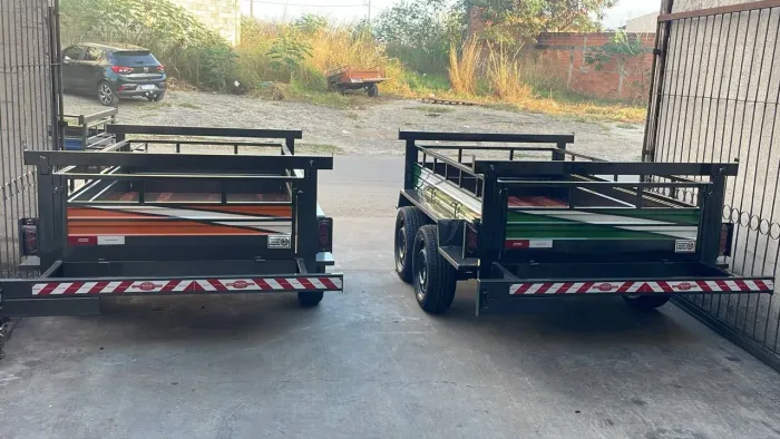 Carretinhas trucadas direto do fabricante, reboques