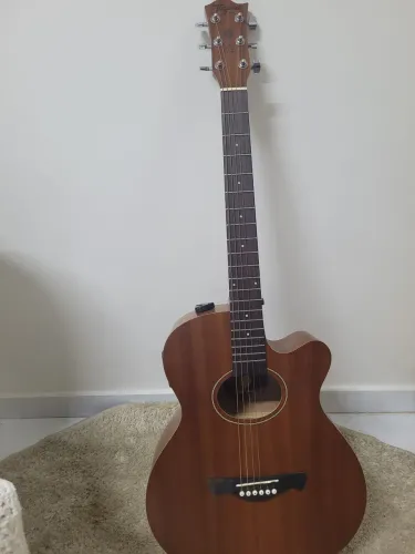 Violão Tagima Dallas Mahogany de Aço (usado, mas em perfeito estado)