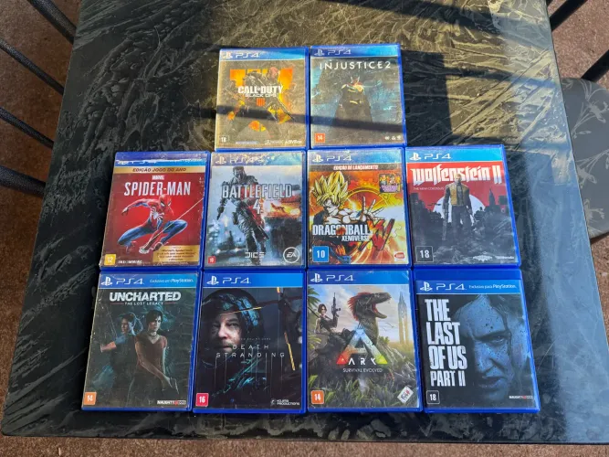Lote jogos de ps4 preço revenda