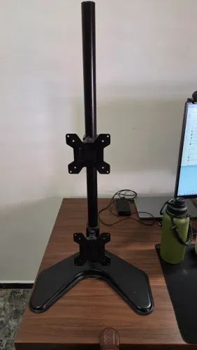 Suporte para monitor duplo vertical