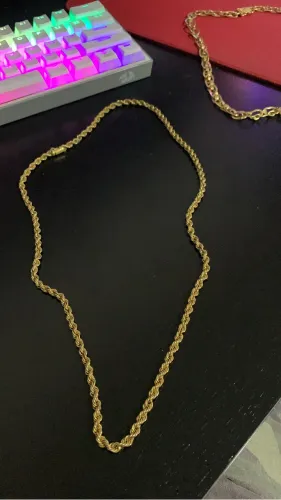 Dois cordões de moeda antiga 