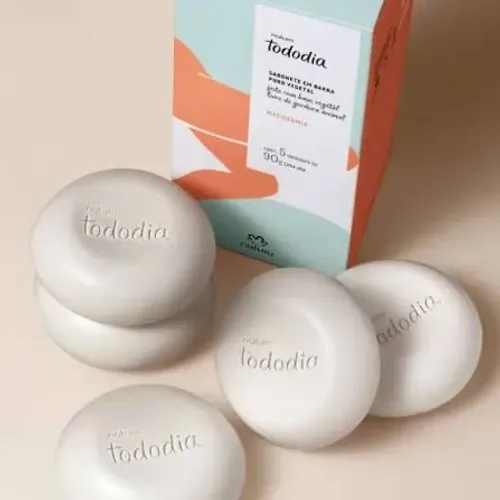 Sabonetes Tododia 90g Macadâmia ou Algodão