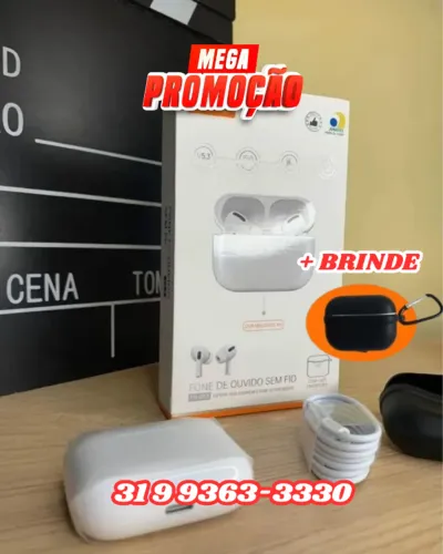 Promoção - Fone Bluetooth Premium - Homologado pela Anatel + Brinde - Pronta entrega