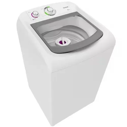 Lavadora de Roupas Consul CWB09AB com Ciclo Edredom Dual Dispenser Dosagem Extra Econômica