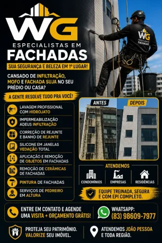 Lavagem e Impermeabilização de Fachada / Orçamento Grátis *