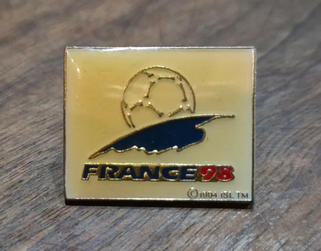 Pin / Broche Oficial Copa Do Mundo França 1998 - Item De Colecionador