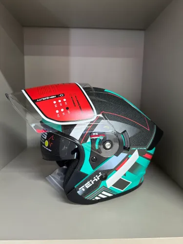 Capacete TEXX COM ÓCULOS 