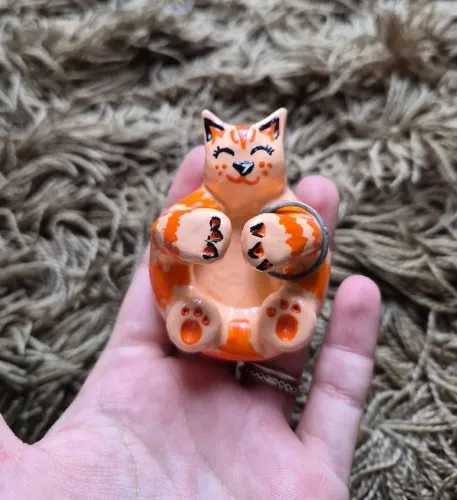 Porta Anel - gatinho