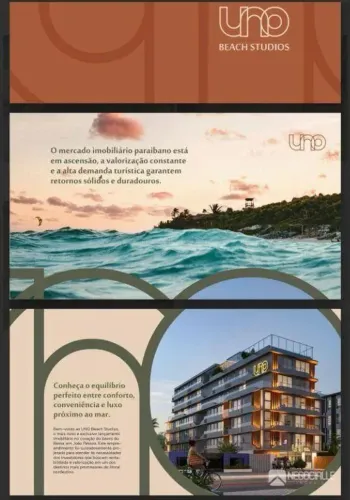 Flat com 1 dormitório à venda, 28 m² por R$ 455.000,00 - Bessa - João Pessoa/PB