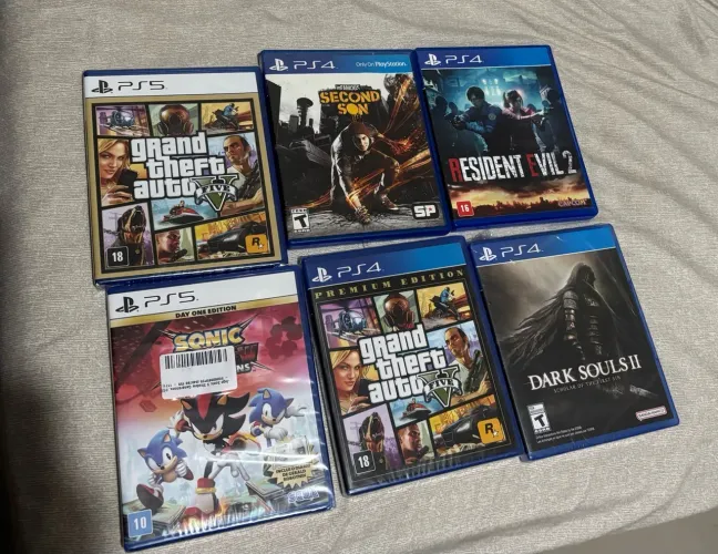 Jogos Ps4 e ps5 (valores na descrição)