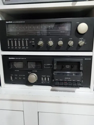 Vendo lindo receiver e tape deck gradiente modelo s 126