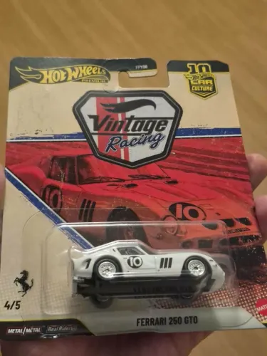 Hot Wheels Premium Ferrari 250 GTO Vintage Racing Novo No Blister