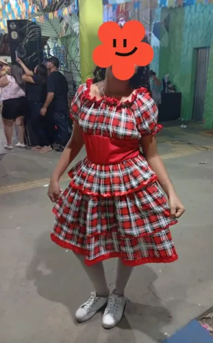 Vestido Xadrez Ciganinha 