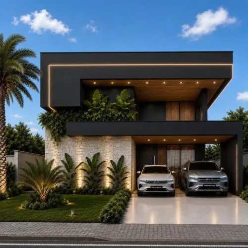 CASA PLANA DE ALTO PADRÃO | PORTEIRA FECHADA 100% MOBILIADO , PROJETADA , E DECORADA