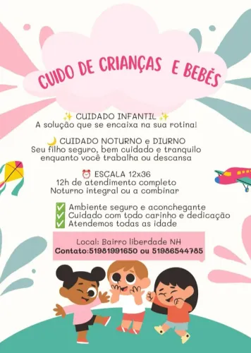 Cuido de crianças e bebês