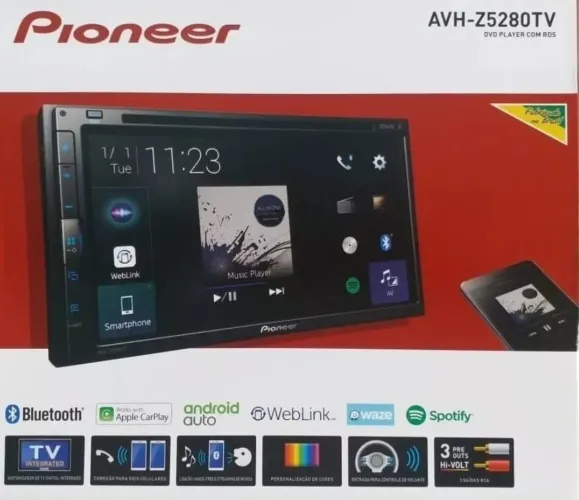 Aparelho Multimídia Pioneer AVH-Z5280TV
