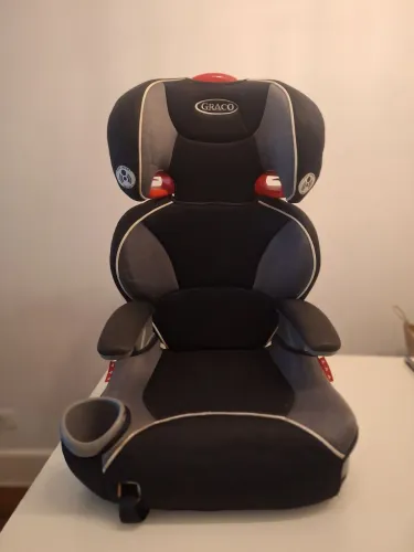 Cadeira de Carro Infantil 2 em 1 Turbo Booster Cinza - Graco