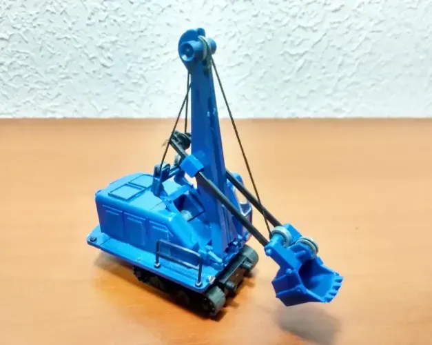 Miniatura escavadeira 1/87 Kibri