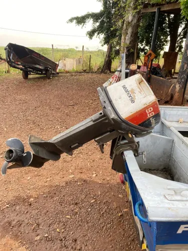 Vendo barco motor e carretinha