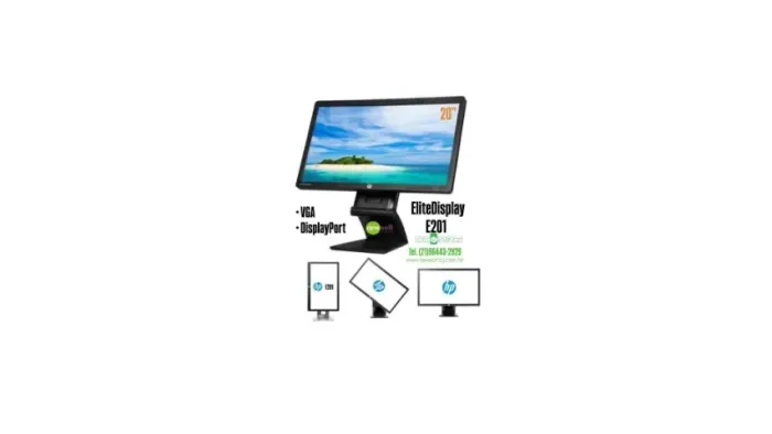 Monitor HP Eletidisplay E201 20" polegadas ( displayport - hdmi - vga) 