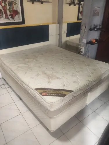 Cama Queen Ortobom Elegant Nanolastic molas Bonnell