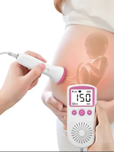 Doppler fetal monitore os batimentos cardíacos