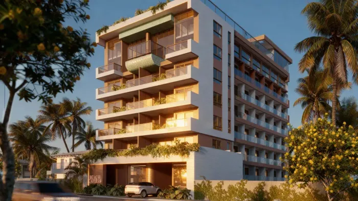 TAMANDARÉ - PRAIA DE CAMPAS - FLAT 23 m² a 70 m do mar com lazer completo