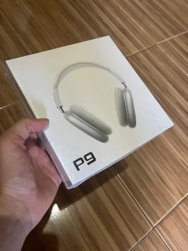 Fone De Ouvido Bluetooth Sem Fio P9 Air Headfone Prata Prateado