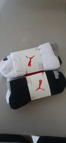 Kit 3 Pares Meias Puma Cano Médio Original
