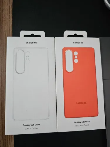 Kit 2 capas originais Galaxy S25 Ultra Novas