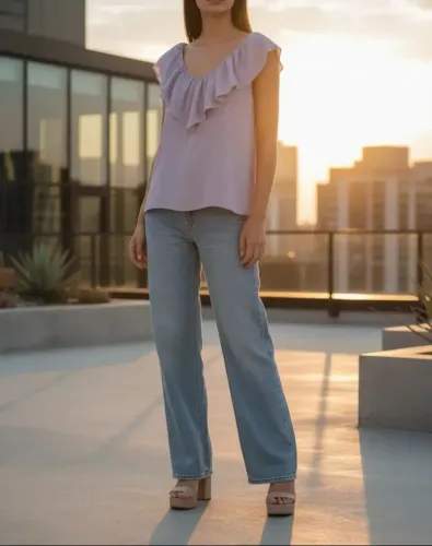 Blusa Babado Maria Filó