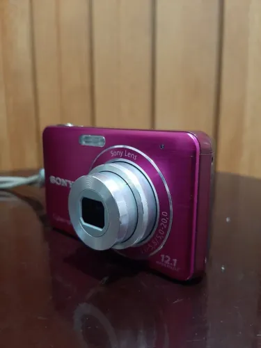 Sony Cyber-shot DSC-W310 12.1MP rosa totalmente Original Completa Funcionando 100%