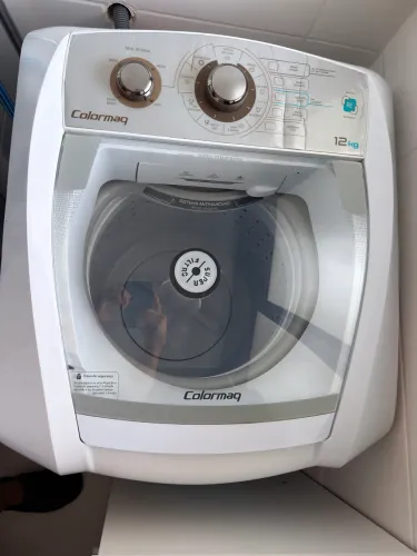 Máquina de lavar 12kg - 220v com transformador para 110v