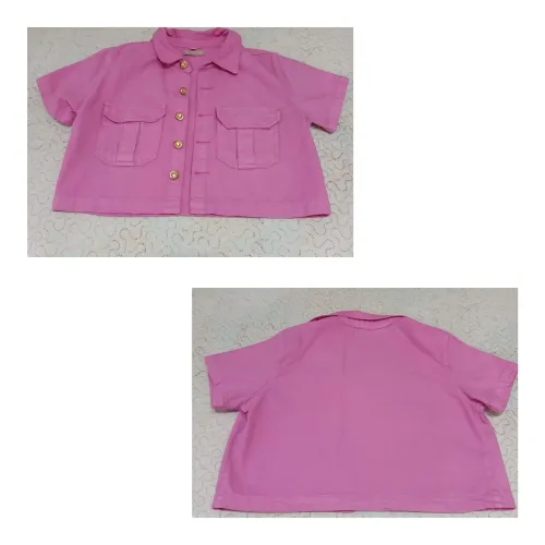 Colete rosa chiclete veste o tamanho 44