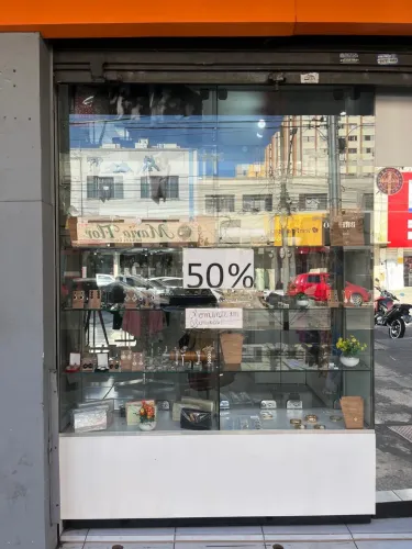 Vitrine de vidro 