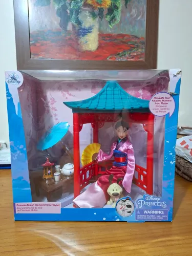 Set Mulan hora do chá Disney Store 