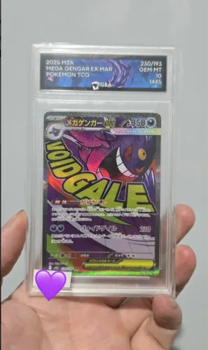 Mega Gengar ex 230/193 Japonês GBA 10 GEM MINT Graduada