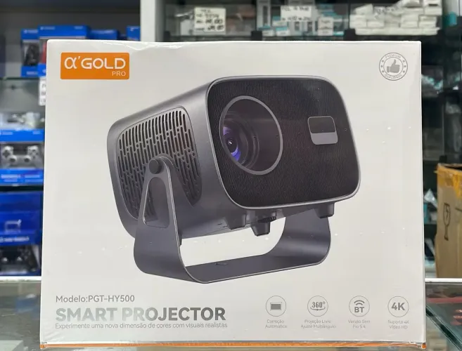 Smart Projetor A'Gold Pro PGT-HY500 projetor portátil