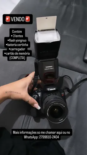 CÂMERA CÂNON T6